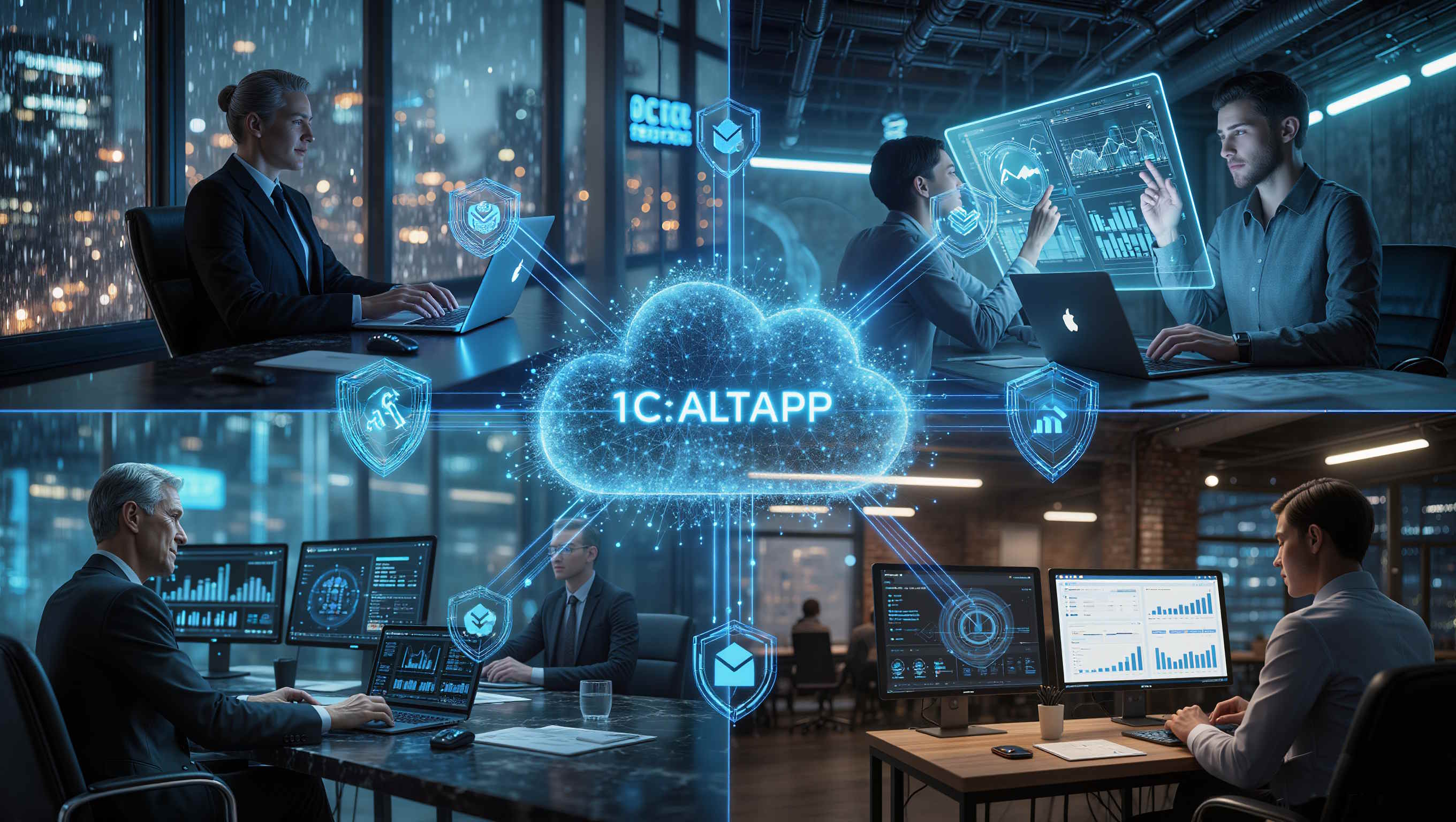 Групповая облачная 1С для бизнеса